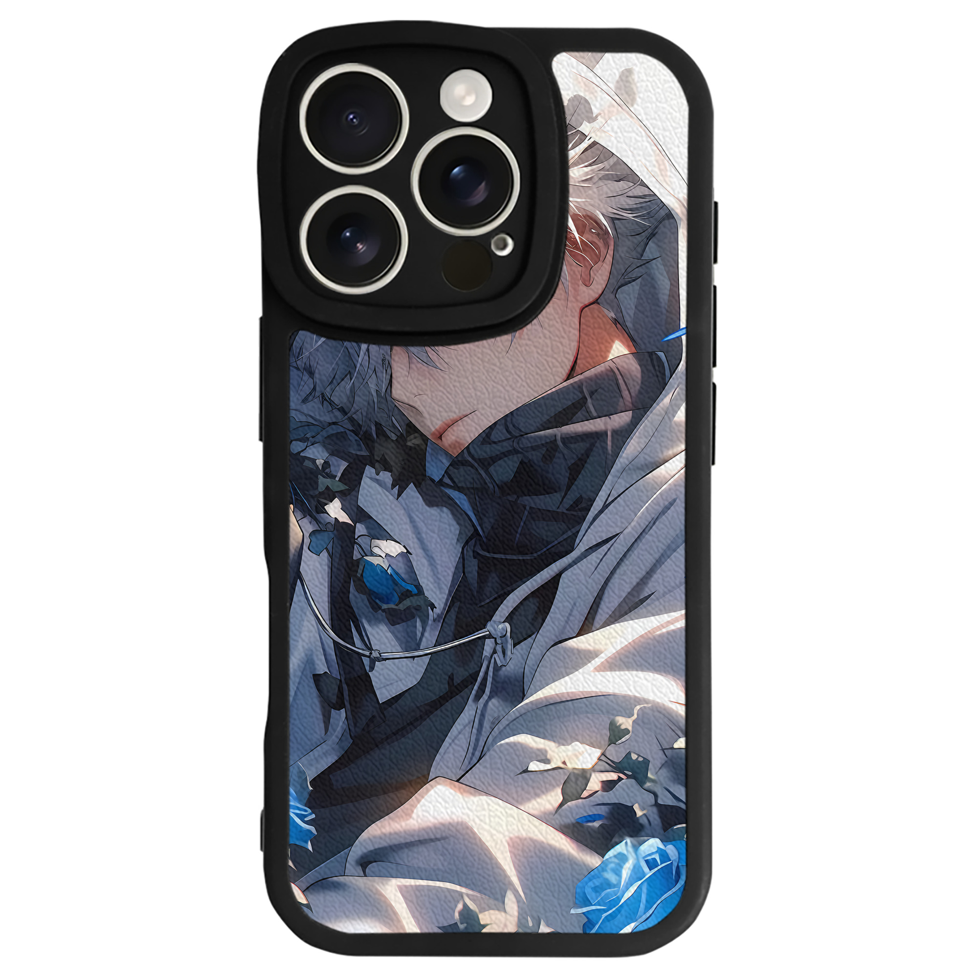 （画像用） 呪術廻戦 Jujutsu Kaisen 【iPhone 16シリーズ対応】シリコンスマホケース（レザー調） 材質：シリコン